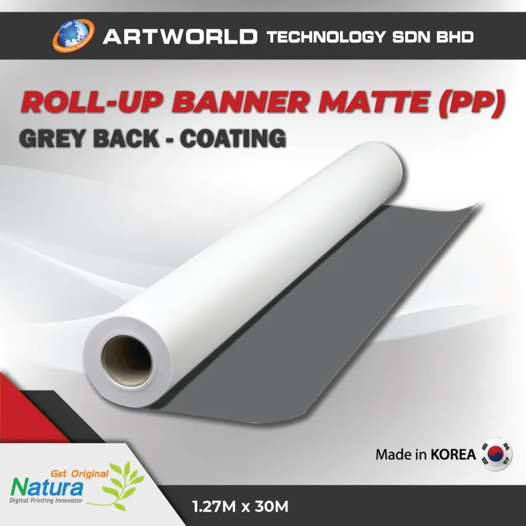 Roll-up banner materials: PVC, polyester, and more